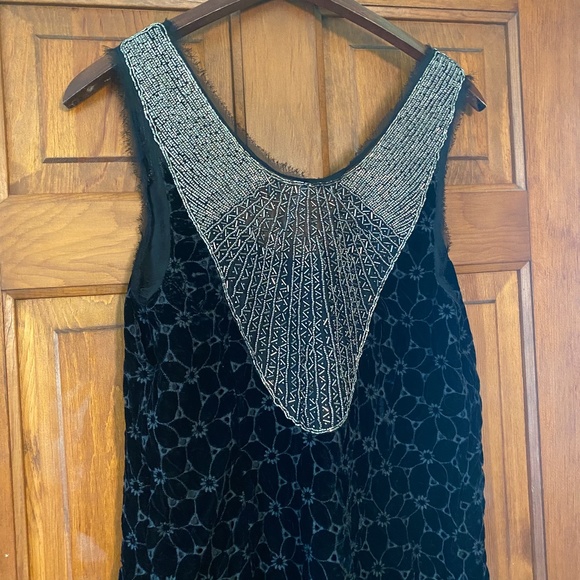 Free People Danced To Pieces Beaded Mini Dress 4 - Picture 11 of 14
